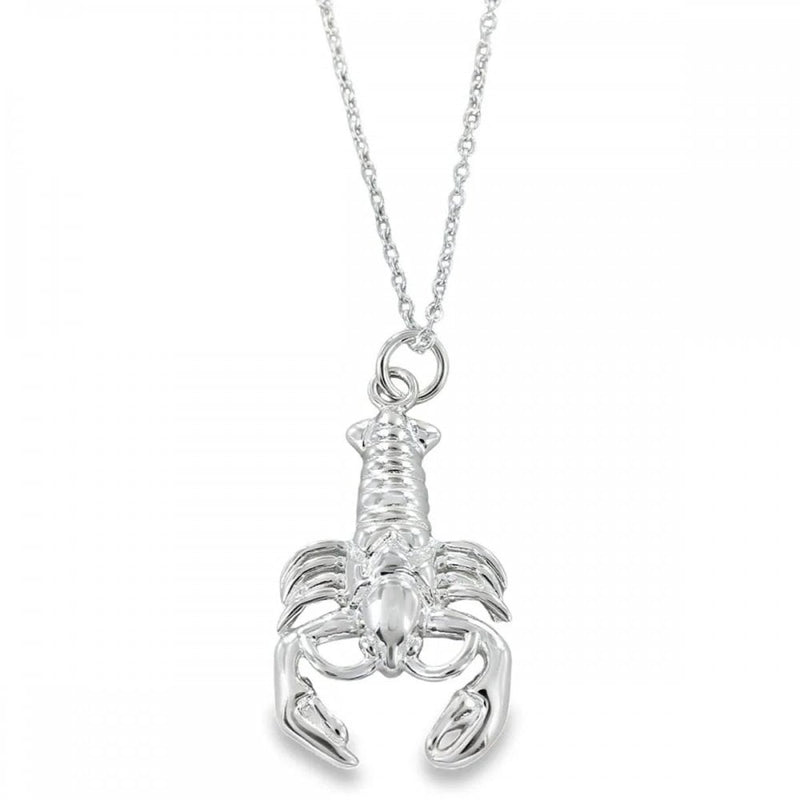 Sterling Silver Lobster Necklace