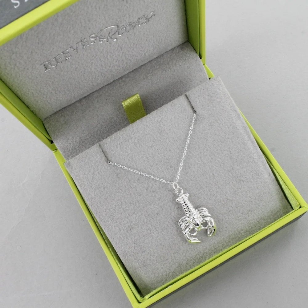 Sterling Silver Lobster Necklace