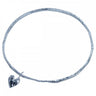 Sterling Silver Melting Heart Charm Bracelet