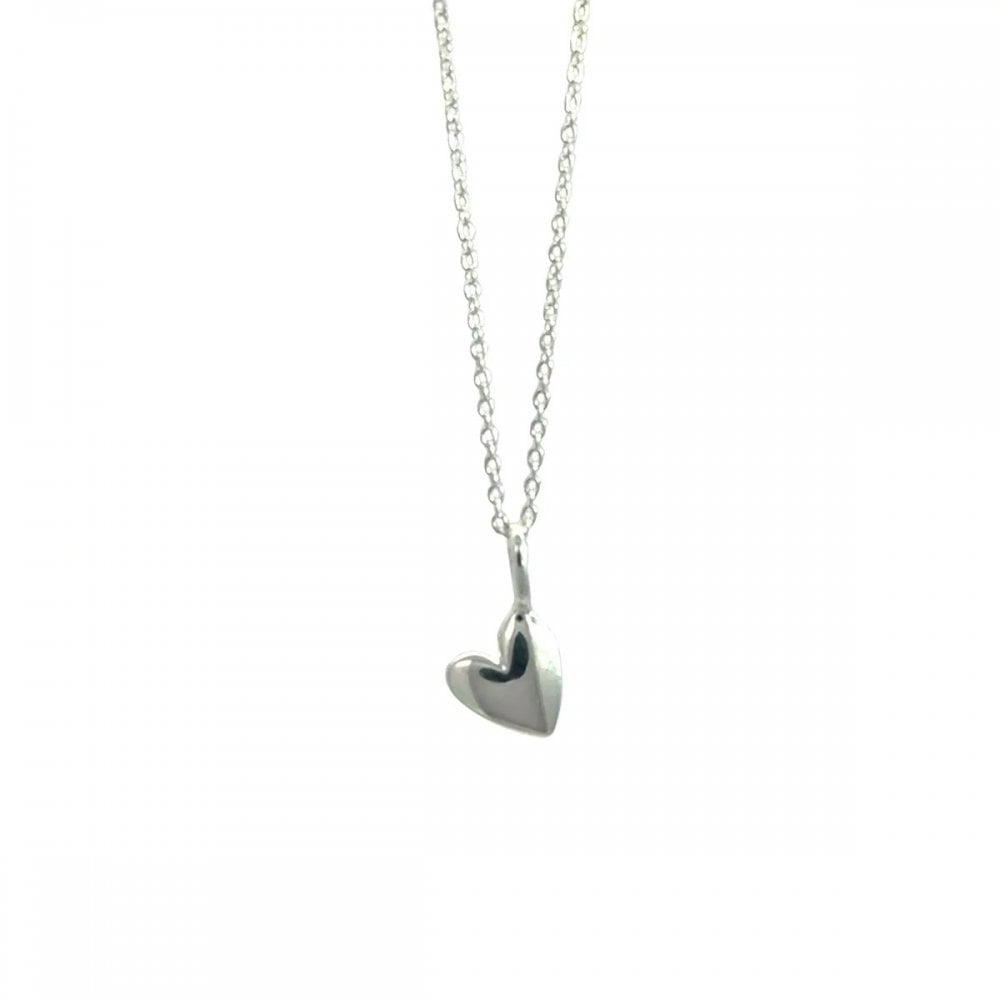 Sterling Silver Devotion Heart Necklace