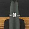 18ct White Gold 0.5ct Diamond Ring Size L 3.8g