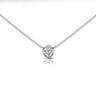 Lab Diamond Rubover Set Necklace