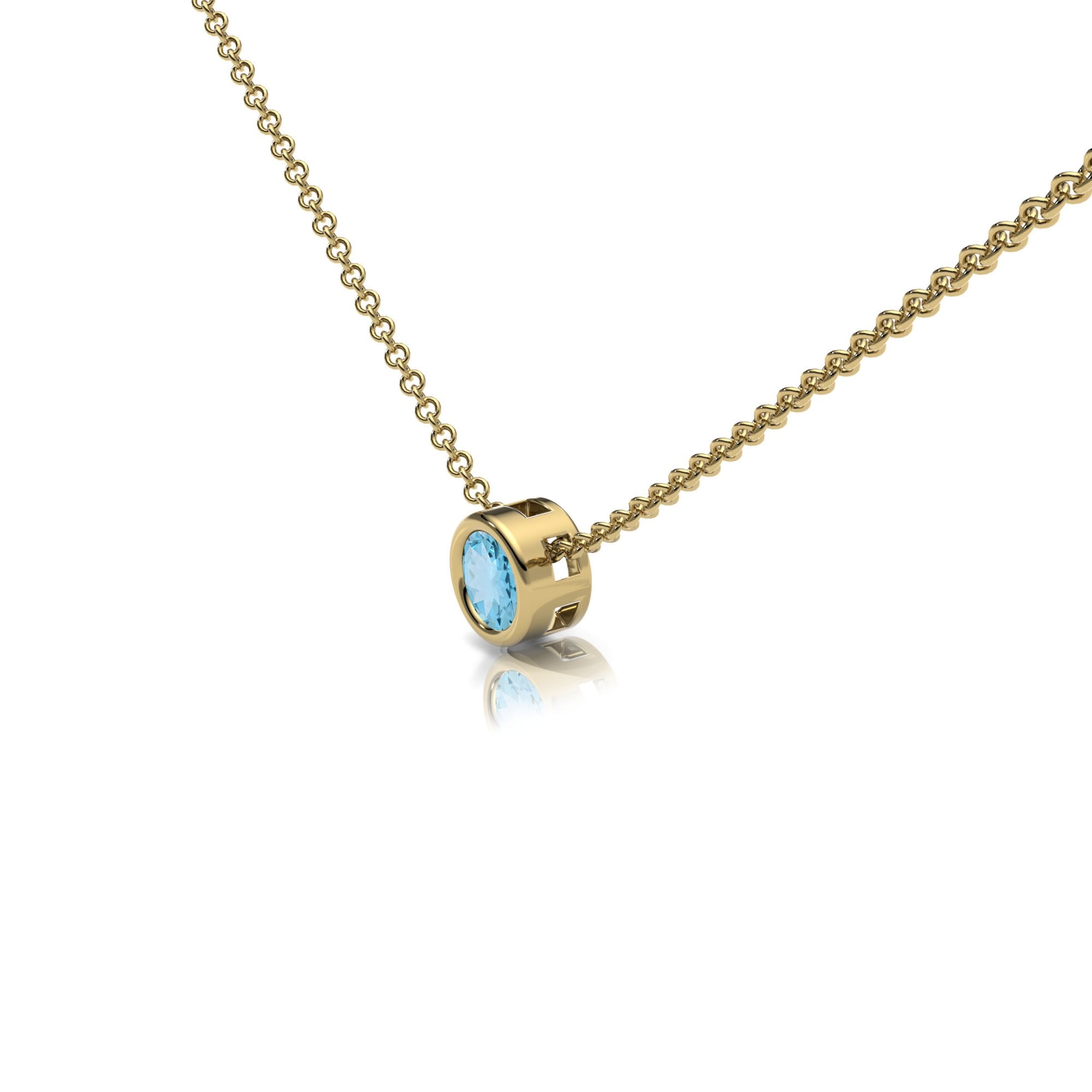 Topaz Rubover Set Necklace