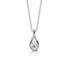 Lab Diamond Twist Necklace