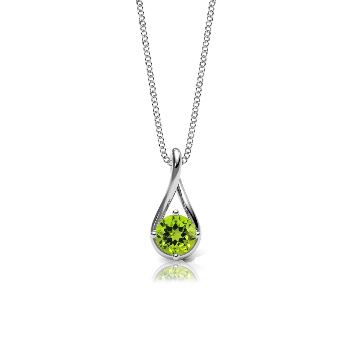 Peridot Twist Necklace