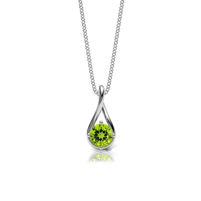 Peridot Twist Necklace