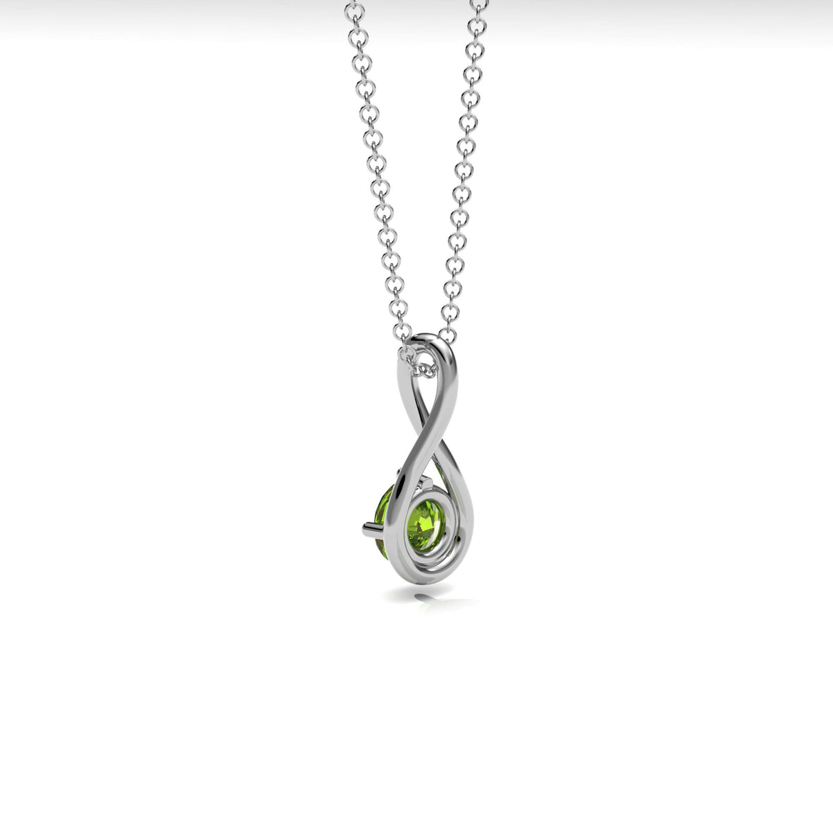 Peridot Twist Necklace