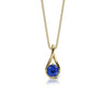 Lab Grown Sapphire Twist Necklace
