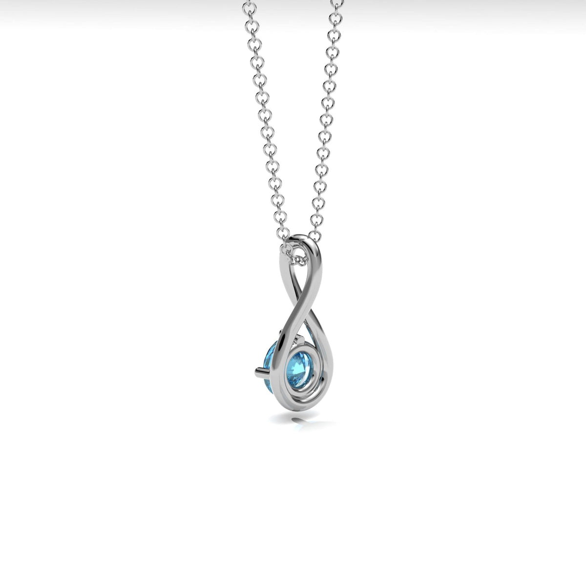 Topaz Twist Necklace