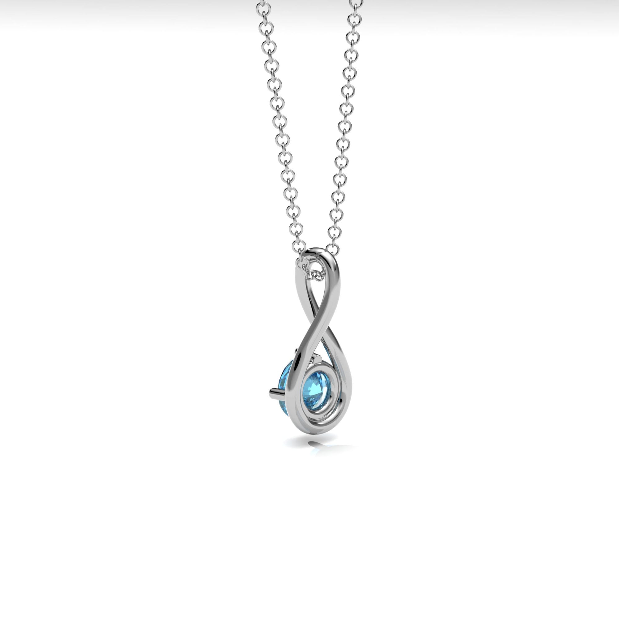 Topaz Twist Necklace
