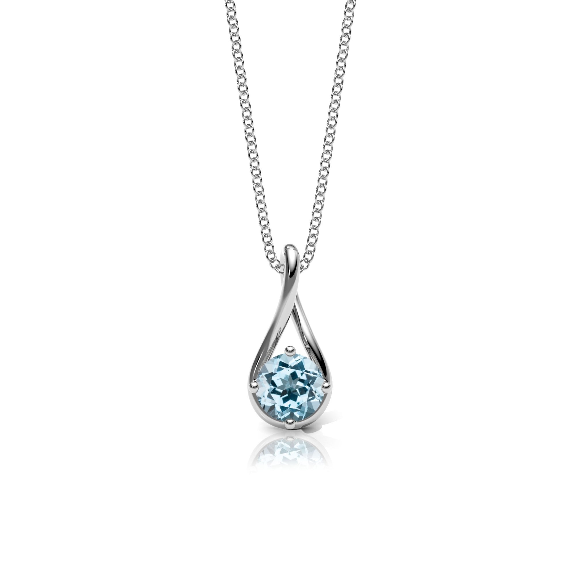 Topaz Twist Necklace