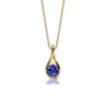 Tanzanite Twist Necklace