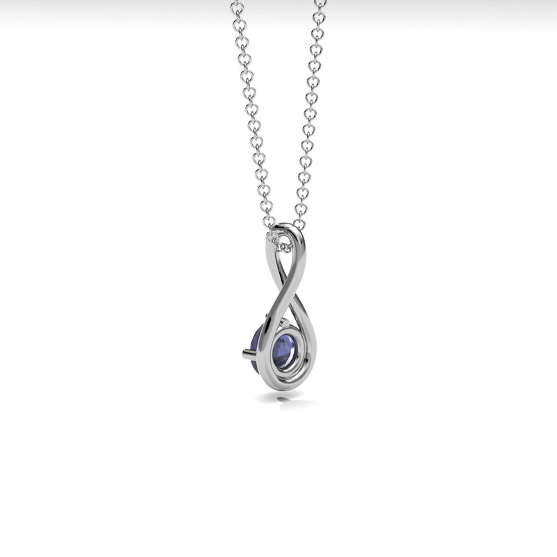 Tanzanite Twist Necklace