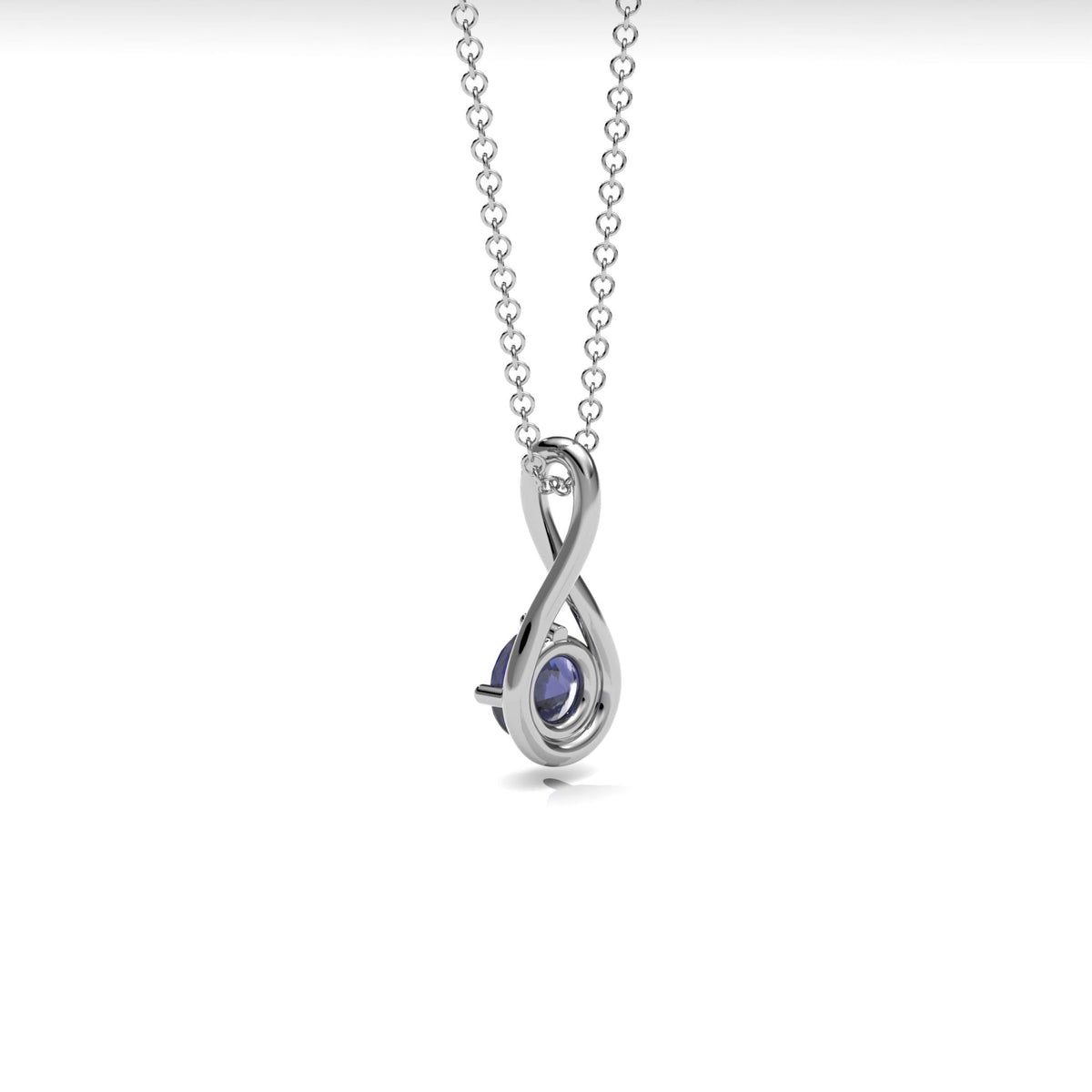 Tanzanite Twist Necklace