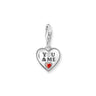 Charm Pendant You & Me Heart