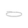 Tennis Bracelet with White Cubic Zirconia Silver