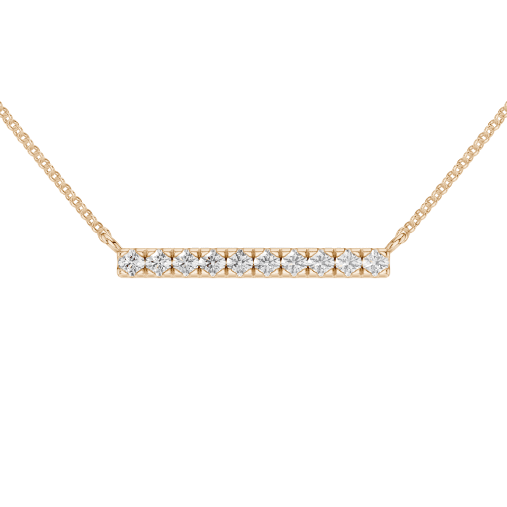 Diamond Bar Necklace