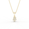 Diamond Bubble Cluster Necklace