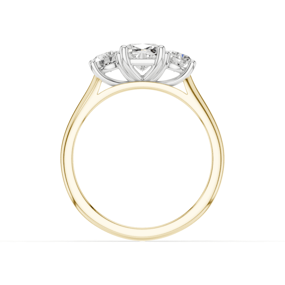 18ct White and Yellow Gold