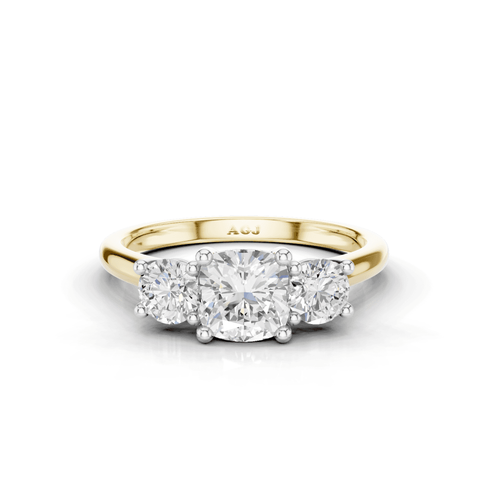 18ct White and Yellow Gold