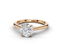 Bluebell Round Cut Diamond Solitaire Ring