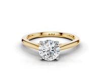 Bluebell Round Cut Diamond Solitaire Ring