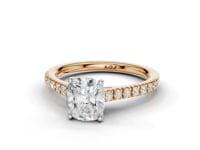 Daffodil Cushion Cut Diamond Ring