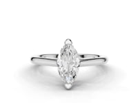 Bluebell Marquise Cut Diamond Solitaire Ring