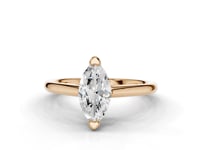 Bluebell Marquise Cut Diamond Solitaire Ring