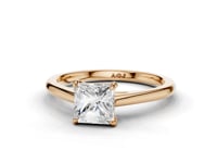 Bluebell Princess Cut Diamond Solitaire Ring