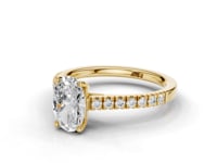 Daffodil Oval Cut Diamond Ring