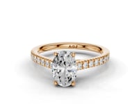 Daffodil Oval Cut Diamond Ring