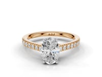 Daffodil Oval Cut Diamond Ring