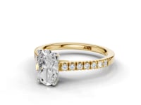 Daffodil Oval Cut Diamond Ring