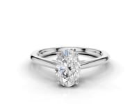 Bluebell Oval Cut Diamond Solitaire Ring