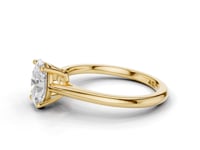 Bluebell Oval Cut Diamond Solitaire Ring