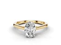 Bluebell Oval Cut Diamond Solitaire Ring
