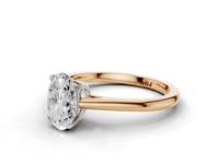 Bluebell Oval Cut Diamond Solitaire Ring