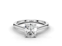 Bluebell Cushion Cut Diamond Solitaire Ring