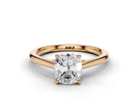 Bluebell Cushion Cut Diamond Solitaire Ring