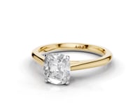Bluebell Cushion Cut Diamond Solitaire Ring