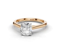 Bluebell Cushion Cut Diamond Solitaire Ring