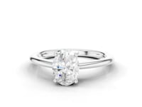 Lupin Oval Cut Diamond Solitaire Ring
