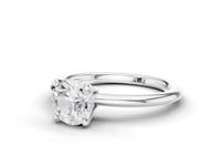 Tansy Round Cut Diamond 4 Claw Solitaire Ring