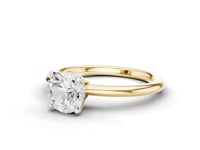 Tansy Round Cut Diamond 4 Claw Solitaire Ring
