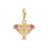 Thomas Sabo Gold Plated Sterling Silver Moth Charm Pendant