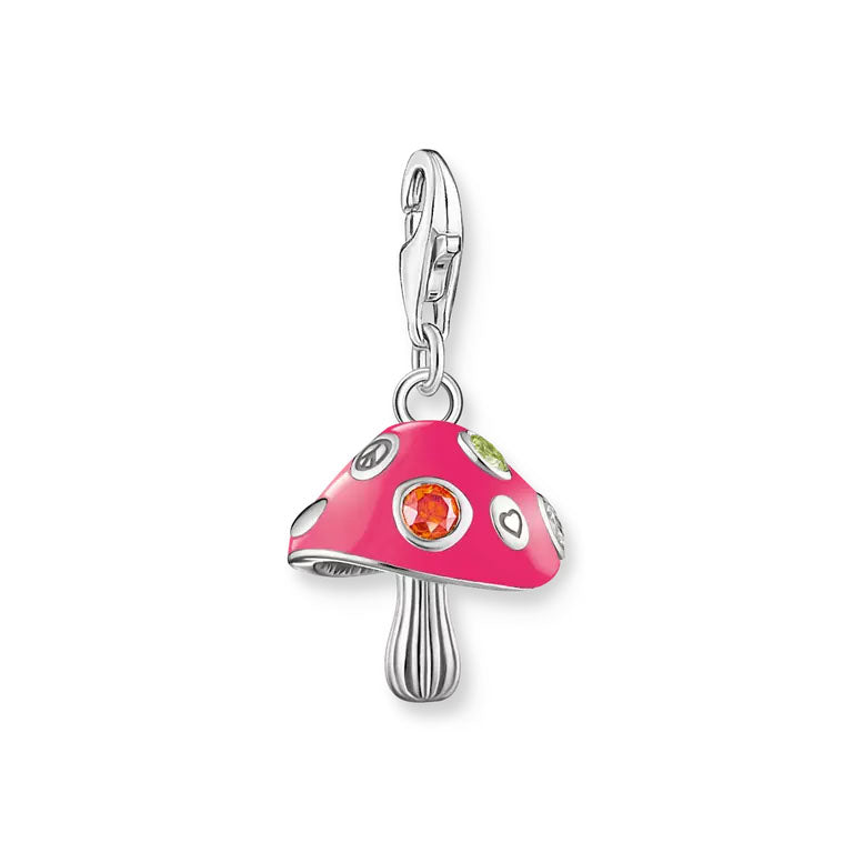 Thomas Sabo Sterling Silver Fly Agaric Mushroom Charm Pendant
