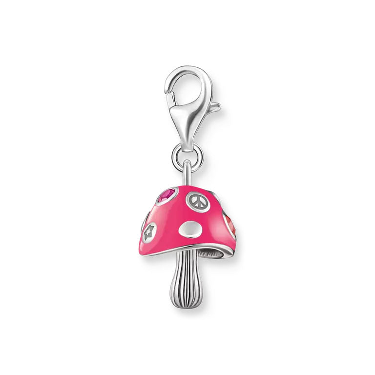 Thomas Sabo Sterling Silver Fly Agaric Mushroom Charm Pendant