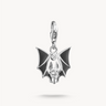 Thomas Sabo Sterling Silver Enamel Bat Charm