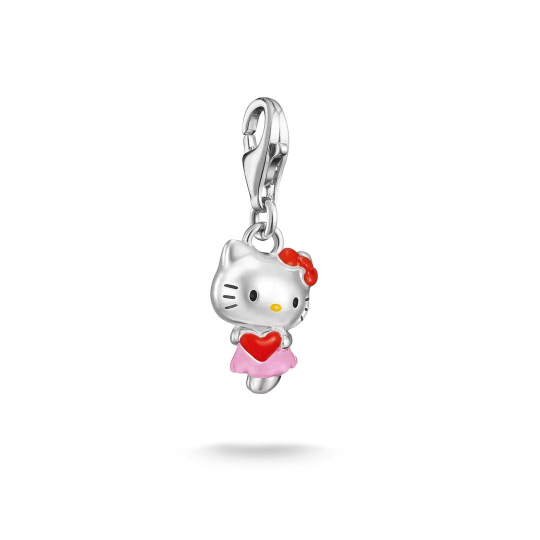 Thomas Sabo Hello Kitty Pink with Red Heart Charm